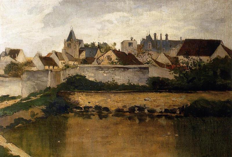 Charles-Francois Daubigny The Village, Auvers-sur-Oise